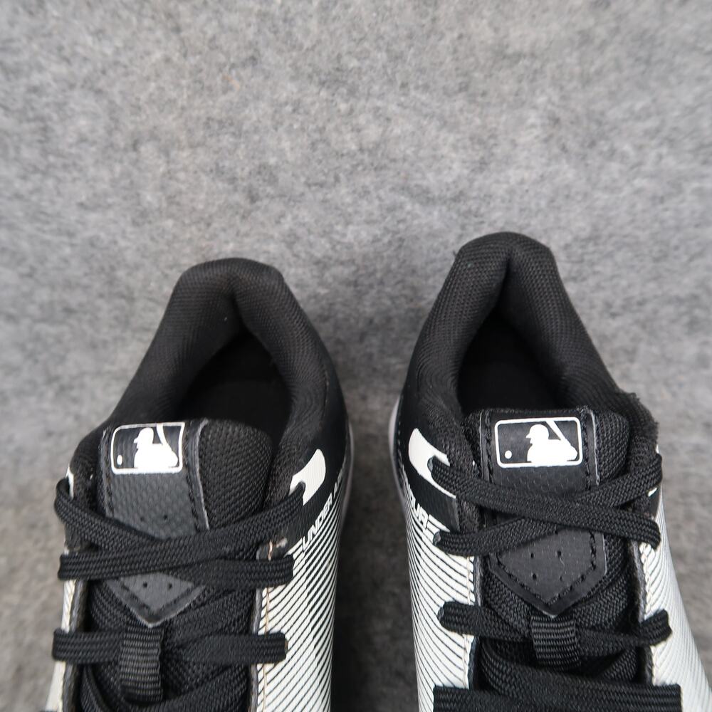 Under Armour Shoes Kids 1 Baseball Cleats Leadoff Low RM Black White Lace Up - Picture 3 of 12